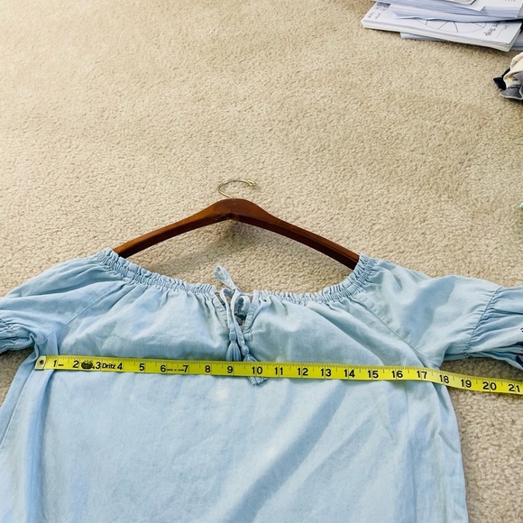 Aeropostale Blue Embroidered Small Dress - Picture 11 of 12